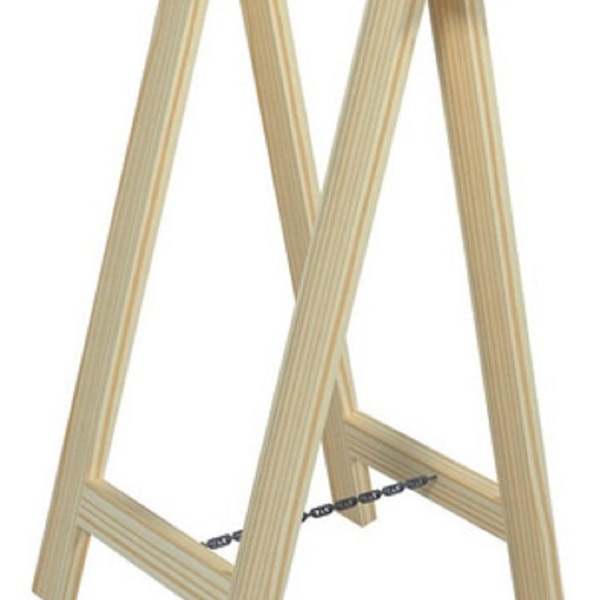 Cavalete Madeira Pinus 80x40 Artefato 1158fpa99.0004