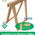 Cavalete Para Mesa  Decoração Madeira De Eucalipto Reforçado
