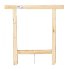 Cavalete Madeira Pinus até 90kg 80x75cm Super Max