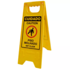 Cavalete Plas 21x53cm - Piso Escorregadio Portugues / Ingles