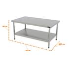 Cavalete Total Inox Mesa Bancada Para Chapa E Charbroiler Pro