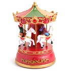 Cenário de Natal para Mesa Plástico Colorido 18x13x13cm Cromus