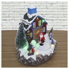 Cenário Natalino Musical Iluminado Papai Noel Com Presente 20