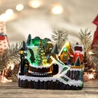 Cenario Natalino Vila Casa Arvores Trem Natal Com Iluminação