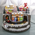 Cenário Vila Natalina Com Trem Movimento C/ Som Natal