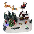 Cenario Vila Natalina Natal Musical Com Movimento Iluminado P