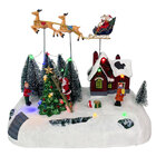 Cenario Vila Natalina Natal Musical Com Movimento Iluminado P