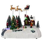 Cenario Vila Natalina Natal Musical Com Movimento Iluminado P