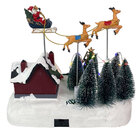 Cenario Vila Natalina Natal Musical Com Movimento Iluminado P