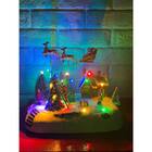 Cenario Vila Natalina Natal Musical Com Movimento Iluminado P