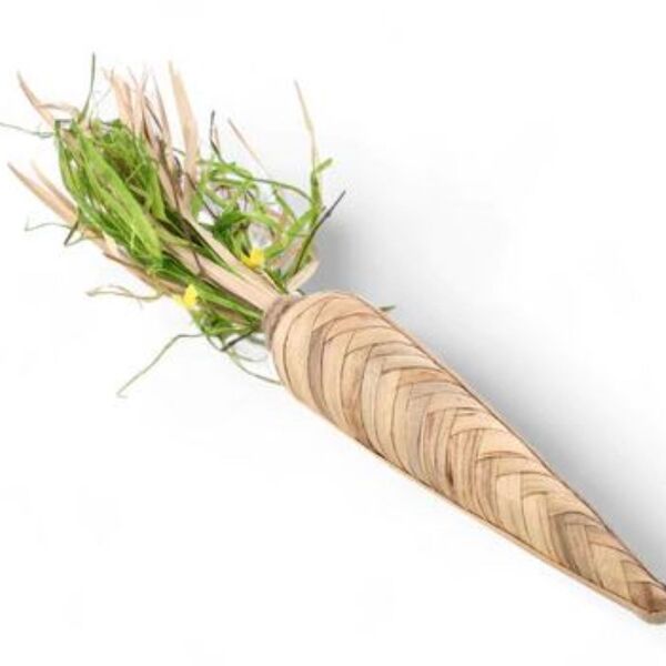 Cenoura Decorativa Bege 55cm