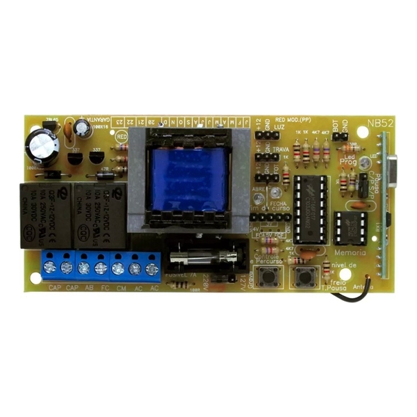 Central New Back Portao Automatico Placa Comando Ppa Pop