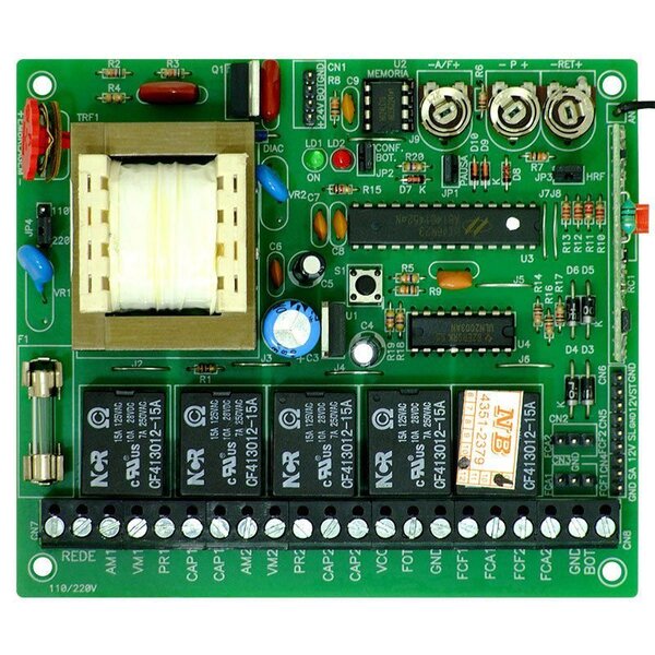 Central Placa De Comando Dupla Com Receptor