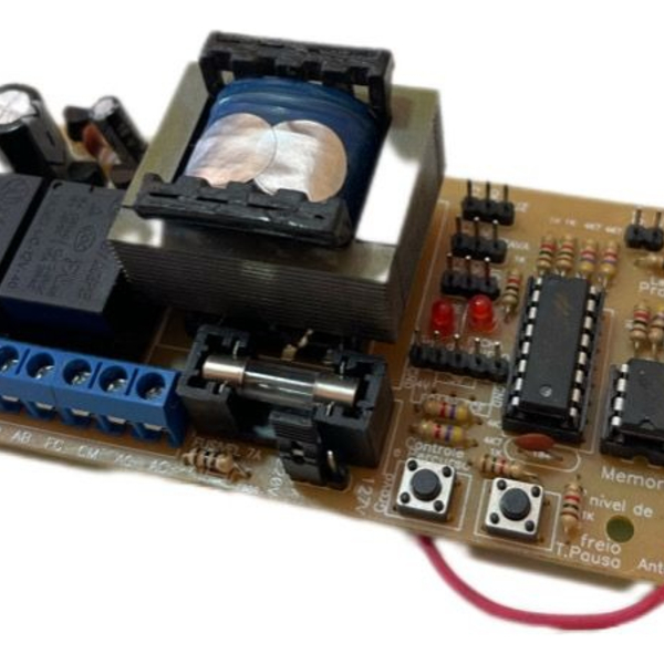 Central Portao Automatico Nb52 Ppa Pop Com 2 Controles Slim