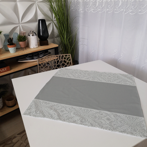 Centro De Mesa Abstrato Clássico 70cm X 70cm Único