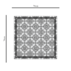 Centro De Mesa Arabesco 70cm X 70cm Único