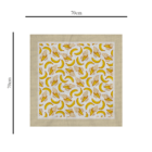 Centro De Mesa Bananas 70cm X 70cm Único