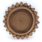 Centro De Mesa Buriti Fibra De Piaçava  Etnia Baré 40cm