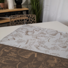 Centro De Mesa Café 70cm X 70cm Único