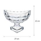 Centro De Mesa Canoa Aquamarine Com Pé L’hermitage 22084