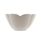 Centro De Mesa Ceramica Banana Leaf Branco 16x8 5cm