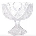 Centro De Mesa Com Pé De Cristal Deli Diamond - Lyor