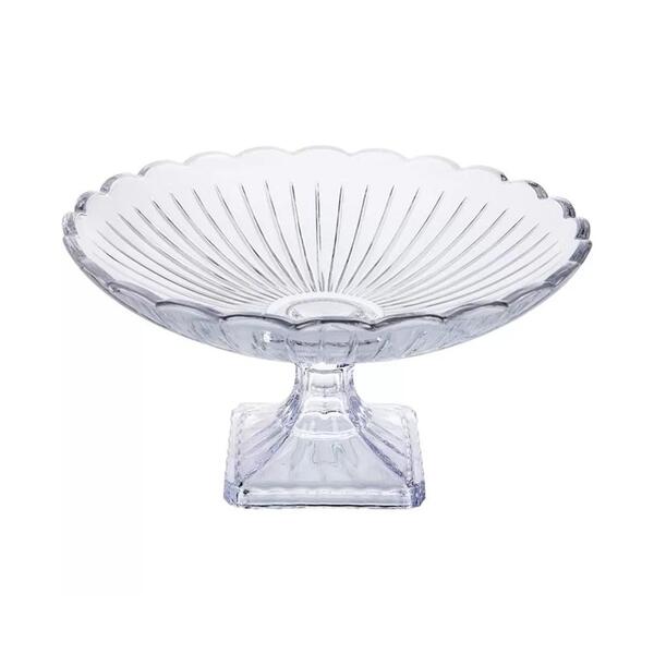 Centro De Mesa Com Pé Em Cristal L'hermitage Dubois 32 7x17cm