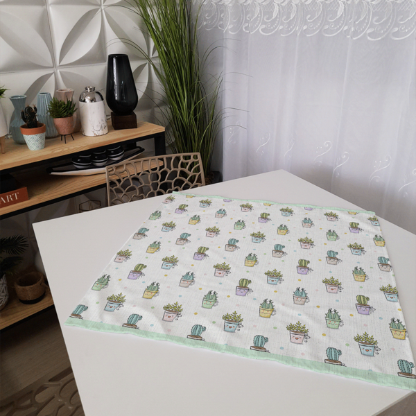 Centro De Mesa Cute Cactos 70cm X 70cm Único
