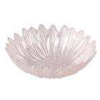 Centro De Mesa Dalia Em Vidro D15xa3cm 270ml Cor Rosa Claro