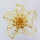 Centro De Mesa De Murano São Marcos - Cristal Âmbar 50cm