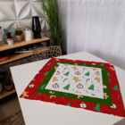 Centro De Mesa De Natal Elementos Natalinos 70cm X 70cm Único