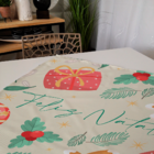 Centro De Mesa De Natal Feliz Natal 70cm X 70cm Único