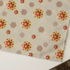 Centro De Mesa De Natal Floco De Neve Geométrico 70cm X 70cm