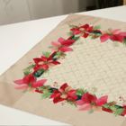 Centro De Mesa De Natal Flores 70cm X 70cm Único