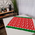 Centro De Mesa De Natal Ho Ho Ho 70cm X 70cm Único