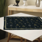 Centro De Mesa De Natal Pinheiros Natalinos Minimalista 70cm