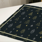 Centro De Mesa De Natal Pinheiros Natalinos Minimalista 70cm