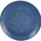 Centro De Mesa De Vidro Durian 40x40x6cm - Jolitex Azul.