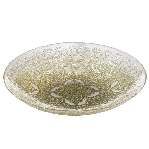 Centro De Mesa De Vidro Gothic Ginger 40cm 5175 Lyor