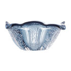 Centro De Mesa De Vidro Italy Azul 15cm X 8cm - Wolff