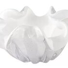 Centro De Mesa De Vidro Murano Veneza 24x24x12cm - Jolitex Br