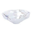 Centro De Mesa De Vidro Smooth Com Detalhe Furta Cor 45cm 514