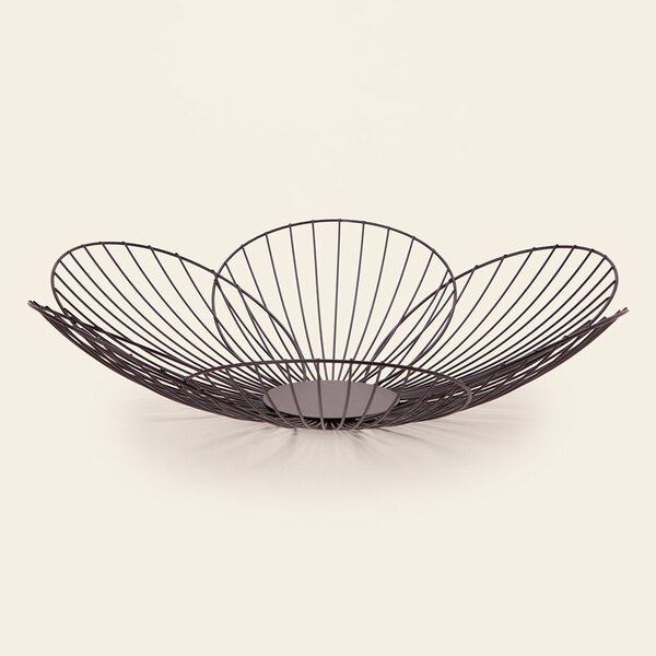 Centro De Mesa Decorativa Em Metal Preto 45cm 14830 Mart