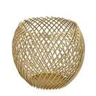 Centro De Mesa Decorativo Aramado Metal Dourado 19cm