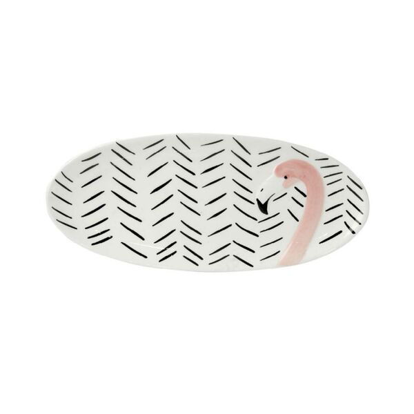 Centro De Mesa Decorativo Flamingo 25x11 Cm- D'rossi