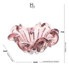 Centro De Mesa Decorativo Lyor Italy Purpura E Rose 4471