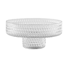 Centro De Mesa Decorativo Vidro Transparente 23cm 13512 Mart
