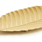 Centro De Mesa Dourado Em Metal 65x25cm Mart 12058