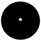 Centro De Mesa Dynasty Giratório Em Vidro D60xa2cm Cor Preta