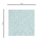 Centro De Mesa Efeito Ilusão 70cm X 70cm Único